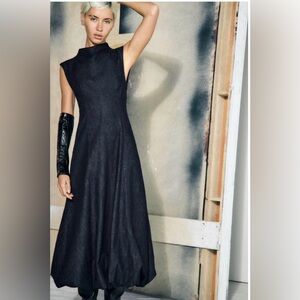 Zara Denim Balloon Dress sz XXL Brand New